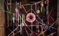 Joy of Weaving, Installation, Smack Mellon, Gallery Brooklin, sustainable Art from discarded garments