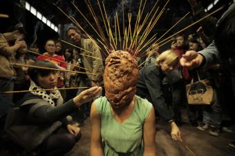 Buddha's arrival, Ritual, China