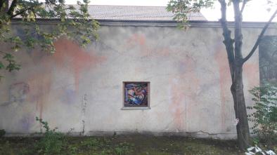 break through,  world's smallest performancespace, creative quarter, filling a wound, Munich, Leonrod-Haus