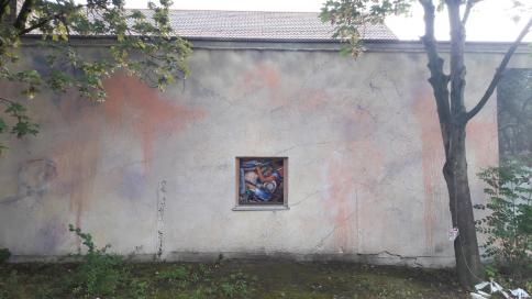 break through,  world's smallest performancespace, creative quarter, filling a wound, Munich, Leonrod-Haus