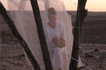 desert Arad, performance festival ZAZ, death, dump, thread of life