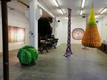 room 1, Halle 6, Joy of Weaving, Doro Seror, Weaving with discarded cloth