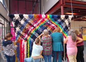 interweaving, World Wide Weaving of Women, TIM Augsburg, Makromé